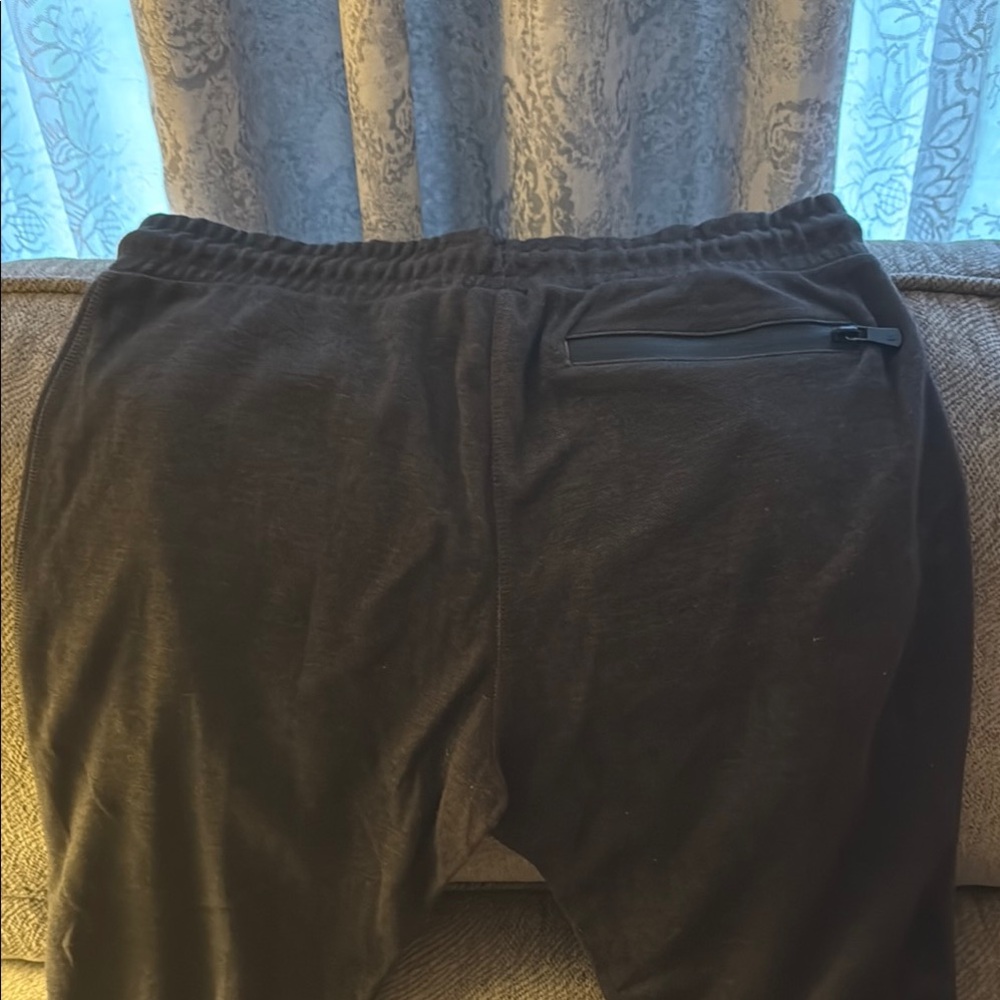 Dark Grey Jogger Pants with Logo - Picture 3 of 3